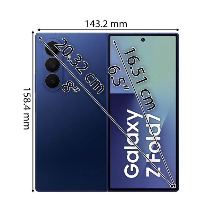Samsung Galaxy Z Fold7 F966B 12GB/256GB Blue Shadow