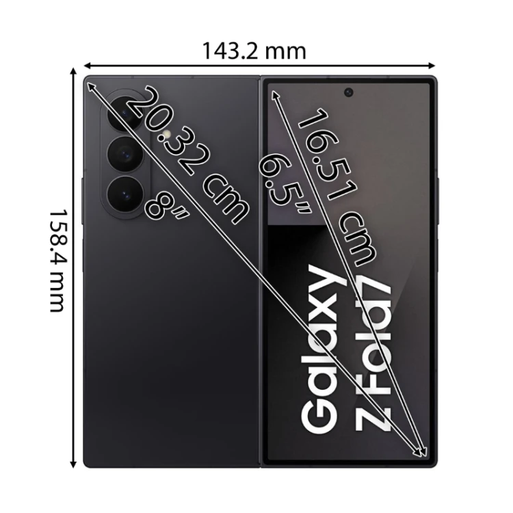 Samsung Galaxy Z Fold7 F966B 12GB/256GB Jetblack